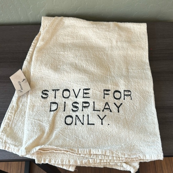 “Stove for Display Only” Novelty Gift Kitchen Tea Towel Dish Towel NWT‎ - Picture 4 of 6